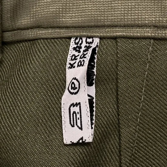 チェコ軍 OD サービスパンツ USED =