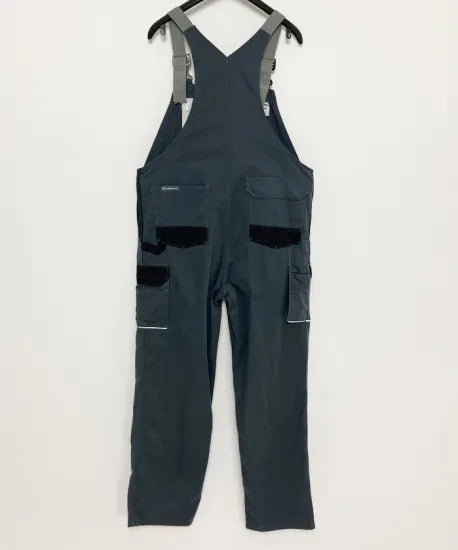 【1点物】ドイツ企業 HBI コットン オーバーオール グレー・グリーン・ブルーの3種類 USED GR4