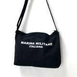 イタリア軍. マリーン. ブラック, ショルダーバッグ 新品 161N=