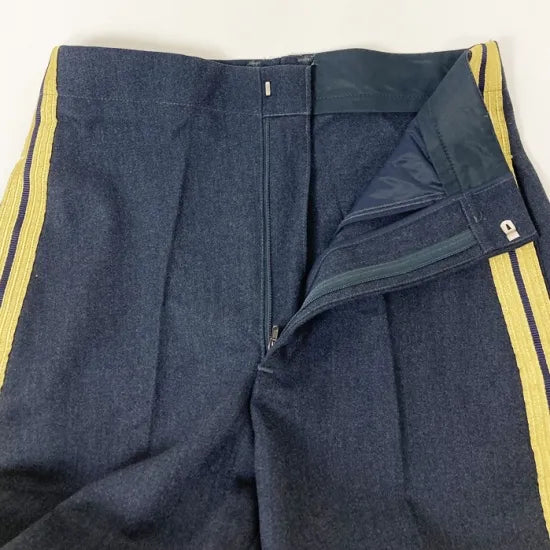 【レディース特価】イギリス空軍 RAF ブルーグレー レディース ミュージシャン&コンサート No.9 ドレスパンツ USED =