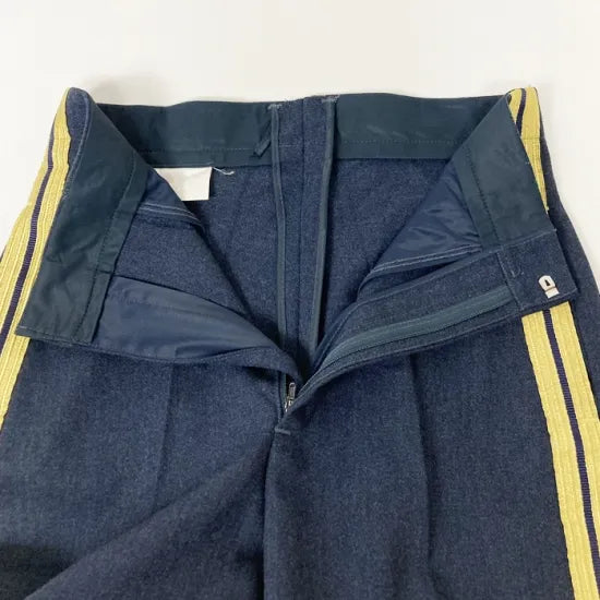 【レディース特価】イギリス空軍 RAF ブルーグレー レディース ミュージシャン&コンサート No.9 ドレスパンツ USED =