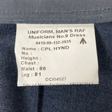 【レディース特価】イギリス空軍 RAF ブルーグレー レディース ミュージシャン&コンサート No.9 ドレスパンツ USED =