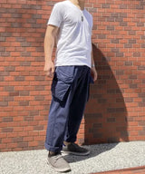 イギリス海軍 ROYAL NAVY 後期型 スラントポケット コンバットパンツ 上質USED =