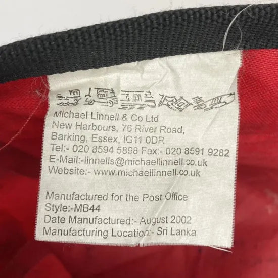 イギリス郵便 Royal Mail イエローストライプ デリバリーバッグ USED B1YU