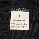 フランス警備隊 ASVP ネイビー レッドライン ポリスセーター 新品 S31RN