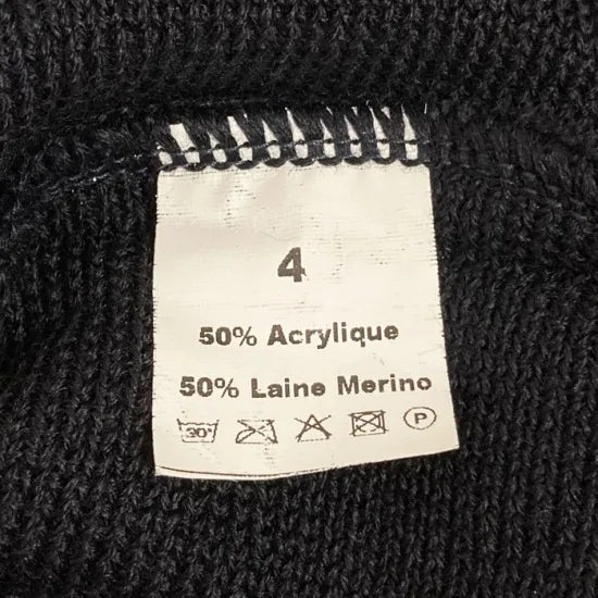 フランス警備隊 ASVP ネイビー ポリスセーター 新品