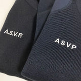 フランス警備隊 ASVP ネイビー ポリスセーター 新品