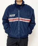 フランス警備隊 ASVP ネイビー レッドストライプ ウィンドブレーカー 新品 F44RN