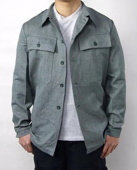スイス軍 後期型 デニム ワークジャケット 通常ボタン 新品