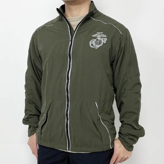 アメリカ海兵隊 U.S.M.C. new balance製 PT ランニングジャケット 新品 A39N=
