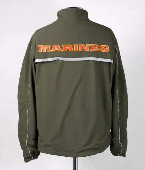 アメリカ海兵隊 U.S.M.C. new balance製 PT ランニングジャケット 新品 A39N=
