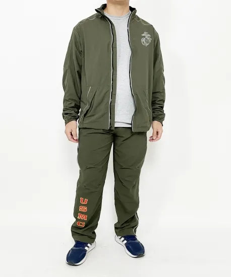 アメリカ海兵隊 U.S.M.C. new balance製 PT ランニングジャケット 新品 A39N=