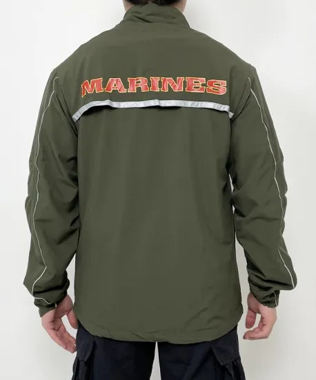 アメリカ海兵隊 U.S.M.C. new balance製 PT ランニングジャケット 新品 A39N=