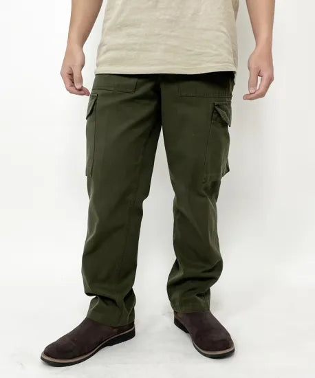 オーストリア軍 OD M-75 フィールド カーゴパンツ BランクUSED 741U2=