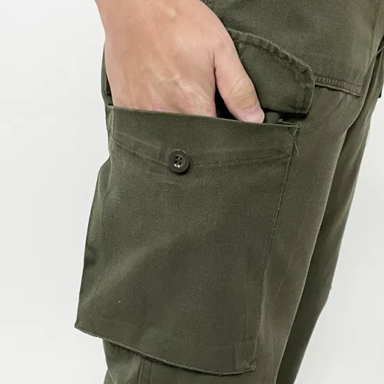 オーストリア軍 OD M-75 フィールド カーゴパンツ BランクUSED 741U2=