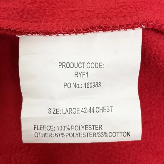 イギリス郵便 Royal Mail レッド フリースジャケット USED