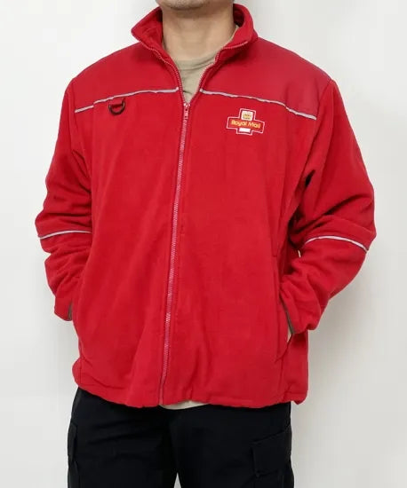 イギリス郵便 Royal Mail レッド フリースジャケット USED