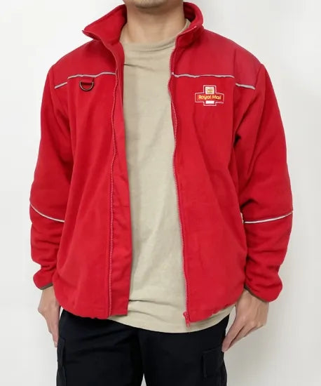 イギリス郵便 Royal Mail レッド フリースジャケット USED