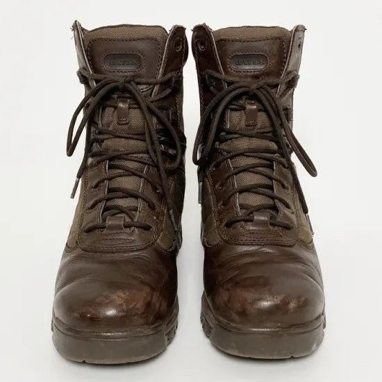(8/30まで特価)イギリス軍 ブラウン BATES/ベイツ パトロールブーツ USED 203U