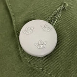 スウェーデン軍 OD 後期型 M-59 フィールドジャケット USED