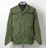 【2nd モデル】アメリカ軍 OD M-65 フィールドジャケット ワッペン付 USED A5UVBW