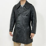 フランス軍 ビンテージ モーターサイクル レザージャケット（USED）デザインA　F47UA