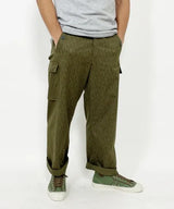 旧東ドイツ軍 NVA レインドロップカモ カーゴパンツ 新品 323N=