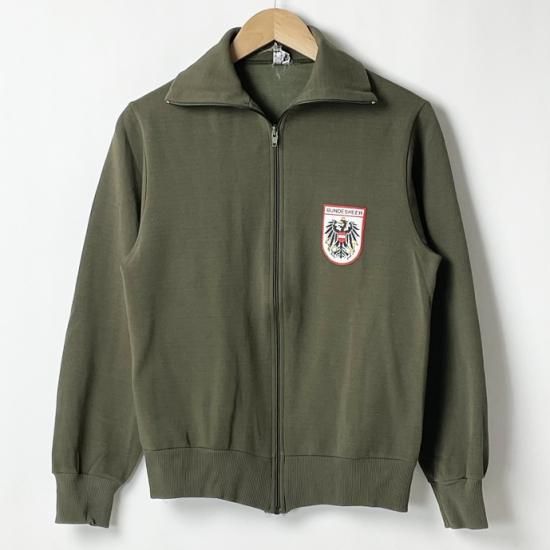 オーストリア軍 シンプル フィジカルトレーニングジャケット 左胸ワッペン付 USED E89U-SP=