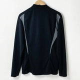1点物 イギリス軍  ブラック ハーフZIP トレーニングシャツ USED UK190=