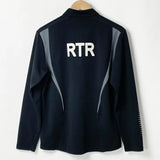 1点物 イギリス軍  ブラック ハーフZIP トレーニングシャツ USED UK190=