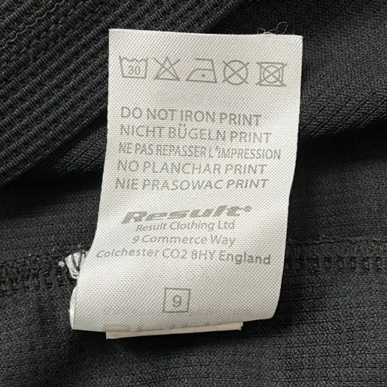 1点物 イギリス軍  ブラック ハーフZIP トレーニングシャツ USED UK190=