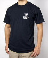 【Sサイズ特価】U.S.NAVY ブラック SOFFE ミリタリーTシャツ 新品 -
