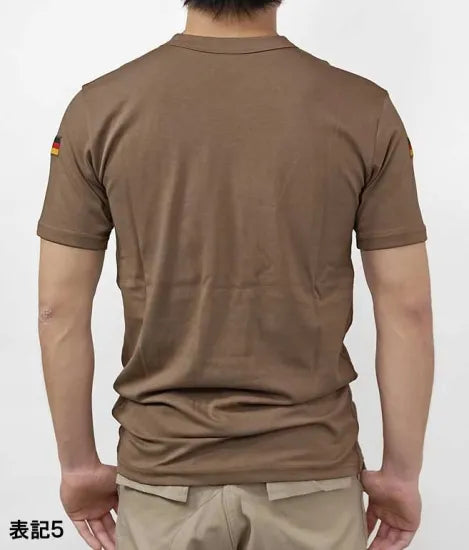 【スモール特価】ドイツ軍 ARMY フラッグワッペン付 Tシャツ 新品 -