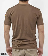 【スモール特価】ドイツ軍 ARMY フラッグワッペン付 Tシャツ 新品 -