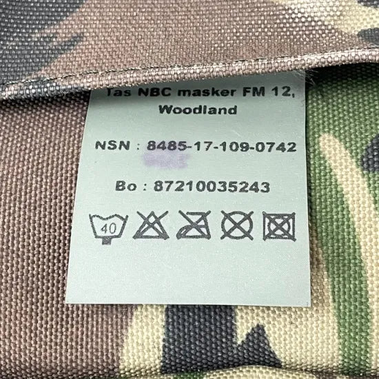 オランダ軍 ウッドランドカモ FM12 ショルダーバッグ USED =
