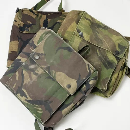 オランダ軍 ウッドランドカモ FM12 ショルダーバッグ USED =
