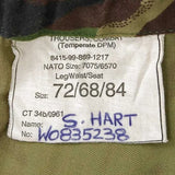 イギリス軍 DPM カモフラージュ テンパレイト コンバットパンツ USED =