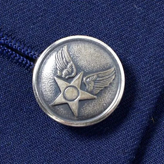【レディース特価】アメリカ空軍 USAF エアフォースブルー レディース ドレスジャケット ワッペン付 USED AF-JKT-LUW