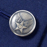 【レディース特価】アメリカ空軍 USAF エアフォースブルー レディース ドレスジャケット ワッペン付 USED AF-JKT-LUW