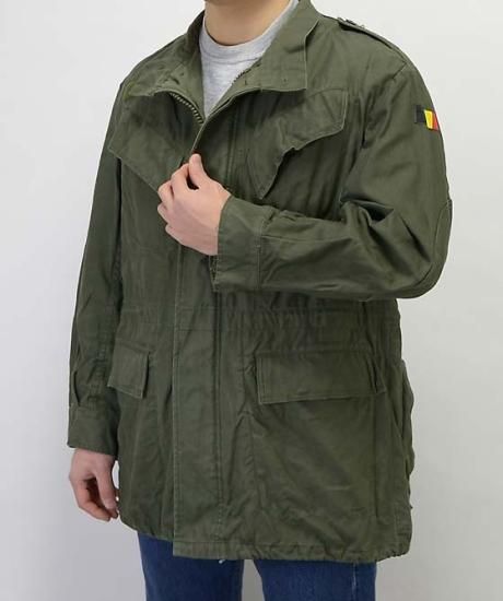 ベルギー軍 OD M-88 フィールドジャケットパーカー 国旗付 新品