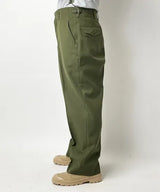 アメリカ軍 OD ウール M-51 フィールドパンツ ブラス製ジッパーフライ 上質USED =