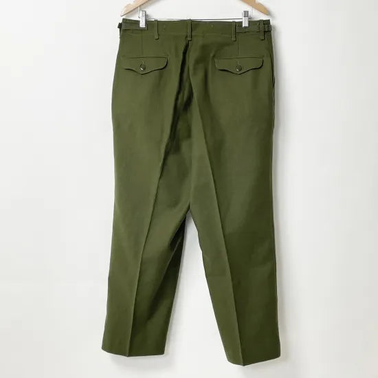 アメリカ軍 OD ウール M-51 フィールドパンツ ブラス製ジッパーフライ 上質USED =