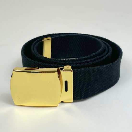 イギリス軍 ブラック 30mm ウェブベルト USED -