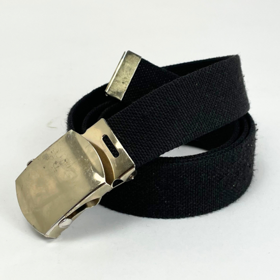 イギリス軍 ブラック 30mm ウェブベルト USED -