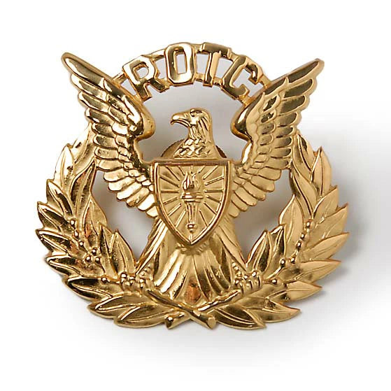アメリカ陸軍 U.S.ARMY ROTC サービスキャップバッジ 新品 17NA-