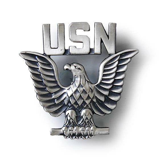アメリカ海軍 U.S.NAVY キャップバッジ 新品 17NL-