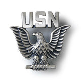 アメリカ海軍 U.S.NAVY キャップバッジ 新品 17NL-