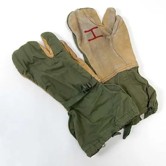 アメリカ軍 OD 極寒地用 M-65 トリガーフィンガーミトングラブ シェルのみ USED 27GU-SP=