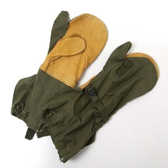 アメリカ軍 OD ビンテージ M-51 トリガーフィンガーミトングラブ 毛糸