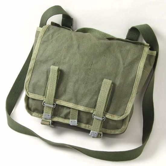 天*ら様 スウェーデン軍　ブレッドバック ポーランド軍 グリーン ビンテージ キャンバス ブレッドバッグ 新品